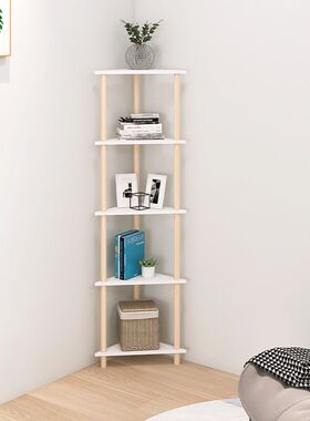 墙角三角置物架转角柜客厅卧室边角收纳架子多层落地角架