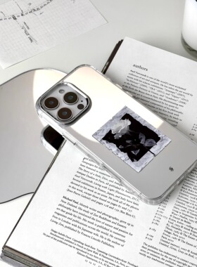 白玫瑰 | So so Lab | 适用iphone16promax小米15苹果16pro华为mate70pro华为p70新款原创高级感镜面手机壳