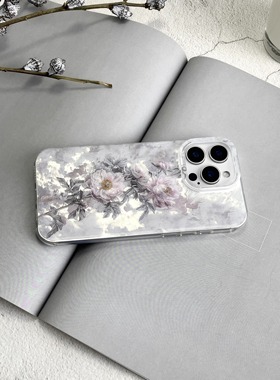 菱花湛露 | So so Lab | 适用iphone16promax小米15苹果16pro华为mate70pro华为p70原创高级感个性小众手机壳