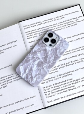 折痕 | So so Lab | 原创个性艺术全包适用于苹果手机壳小众高级感iphone16promax新款16pro16plus防滑13mini