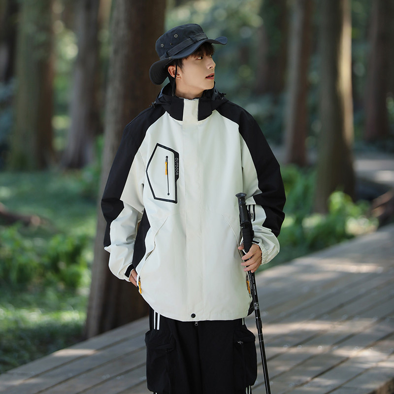 709-MY1201-P150  情侣冬季单人冲锋衣户外旅行登山三合一可拆卸图片