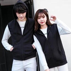 709-A36-P26 春秋连帽开衫马甲多色外贸学生班服情侣卫衣外套图片
