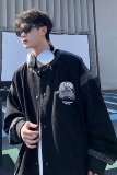 709-JK22-P115单人秋季新款棒球领牛仔夹克，男装夹克，星座709