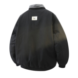 709-MY1820-P145冬季新款白底美式复古假两件牛仔翻领棉衣外套，男装棉衣，星座709