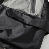 709-MJ101-P80白底春季新款韩系阔版防晒休闲马甲，男装防晒衣，星座709