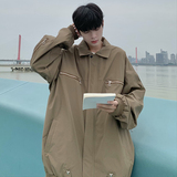 709-JK880-P105春秋休闲翻领金属装饰后背拉链夹克外套单人图，男装夹克，星座709