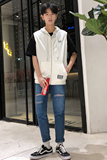 MJ03大花休闲口袋风盘扣马甲大码花坎肩团队服喜庆婚礼服潮男，男装背心/马甲，星座115A(原星座507）
