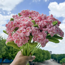 成品纯手工满天星编织勿忘我仿真花自制钩针毛线情人节毕业礼物