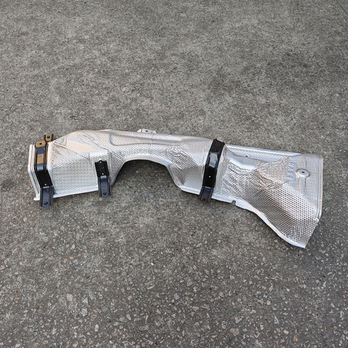 适用于皇冠陆放排气管隔热垫地板隔振垫消声器发动机铝合金隔热板