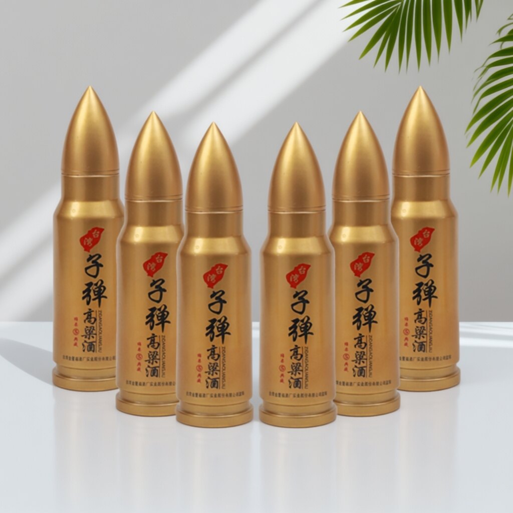 五缘湾台湾高粱酒53度纯粮古酿浓香型品质白酒礼盒装588ml6瓶整箱