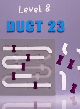 管道拼图 Duct 23 GM同款puzzle Yuu Asaka儿童益智玩具 智力开发