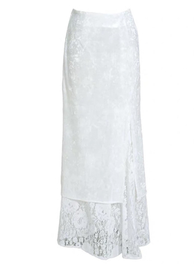 【 官方授权 】 JUNYANG杨君凤舞九天蕾丝拼接半裙