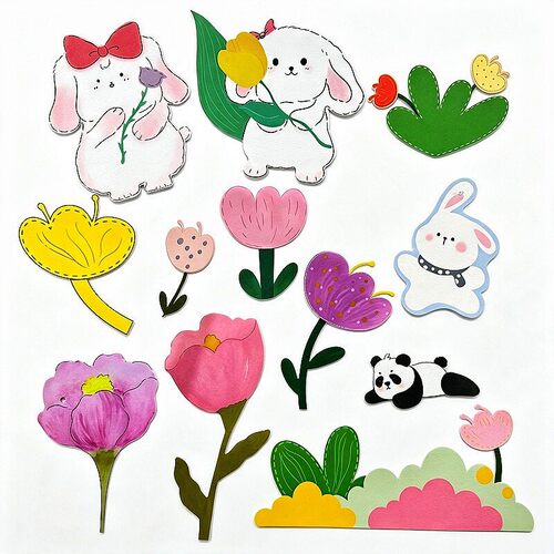 青檬小学幼儿园立体卡通墙贴