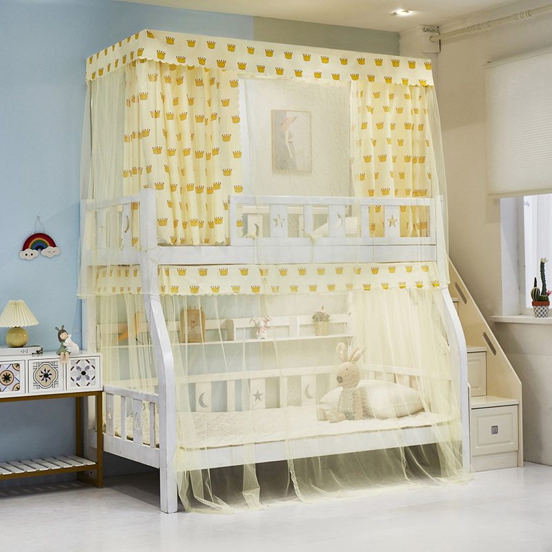 子母床上下床蚊帐家用上下铺梯形下铺1.21.5米双层高低儿童高架床,床上用品,蚊帐,淘宝优惠券,粉丝福利购,淘宝优惠卷