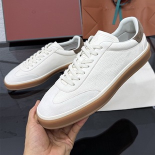 对柜版外贸原单男鞋小白鞋休闲女鞋真皮LP德训鞋情侣鞋板鞋运动鞋