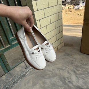 软底小白鞋206新款春秋平底单鞋运动休闲鞋女妈妈舒适鞋
