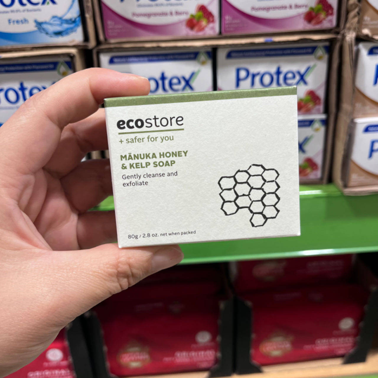 代购新西兰ecostore宜可诚羊奶蜂蜜皂80g天然配方孕妇可用多味道