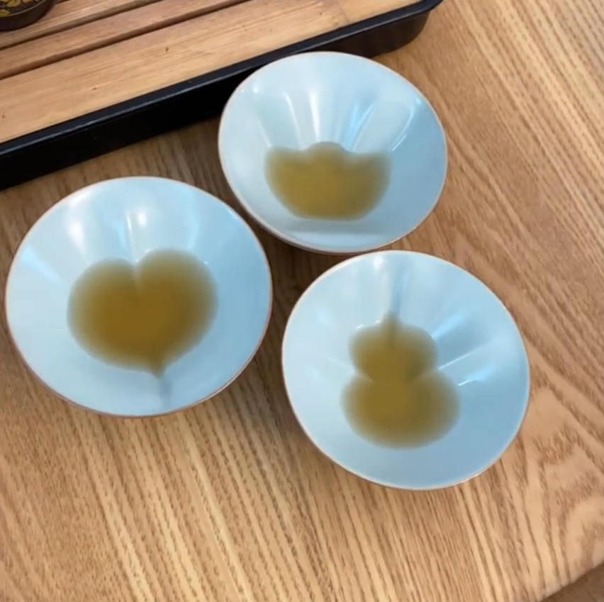 汝窖手工茶杯陶瓷葫芦乾坤主人杯福禄杯主人茶杯高档冰裂斗笠杯