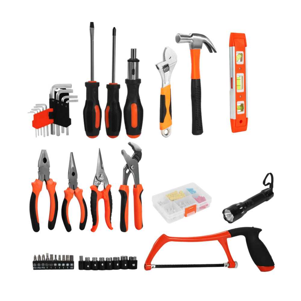 102 Pcss Household Tool Set Home Repair Tools With Hard DIY 乐器/吉他/钢琴/配件 其它乐器配件 原图主图