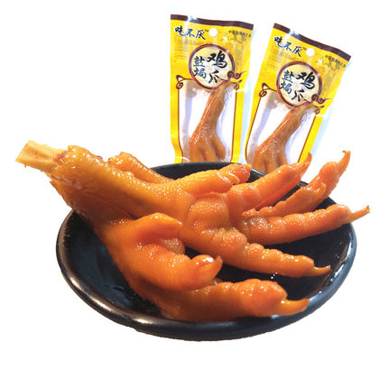 百吃不厌盐焗鸡爪盐焗味凤爪18g*20包盐焗鸡爪香辣鸡爪爱辣鸡爪