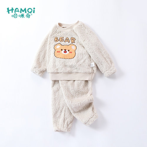 哈咪奇法兰绒居家珊瑚绒初冬