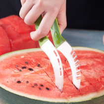 Slicing watermelon, removing seeds, magic utensil, stainless steel household multi-functional tool, slicing meat, slicing melon, fruit divider