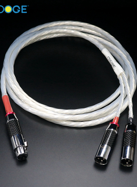 荷兰5NOCC纯银音响线卡侬母转双卡农公1公转2母一分二音频信号线
