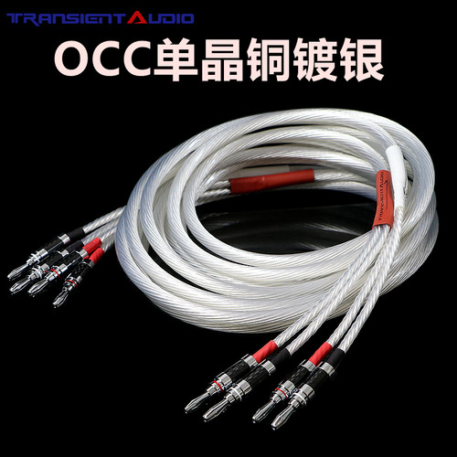 荷兰进口单晶铜镀纯银发烧级音响线HIFI功放音箱连接线胆机喇叭线 - 封面