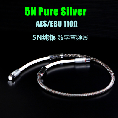 冷冻版5N纯银AES/EBU110欧音频线
