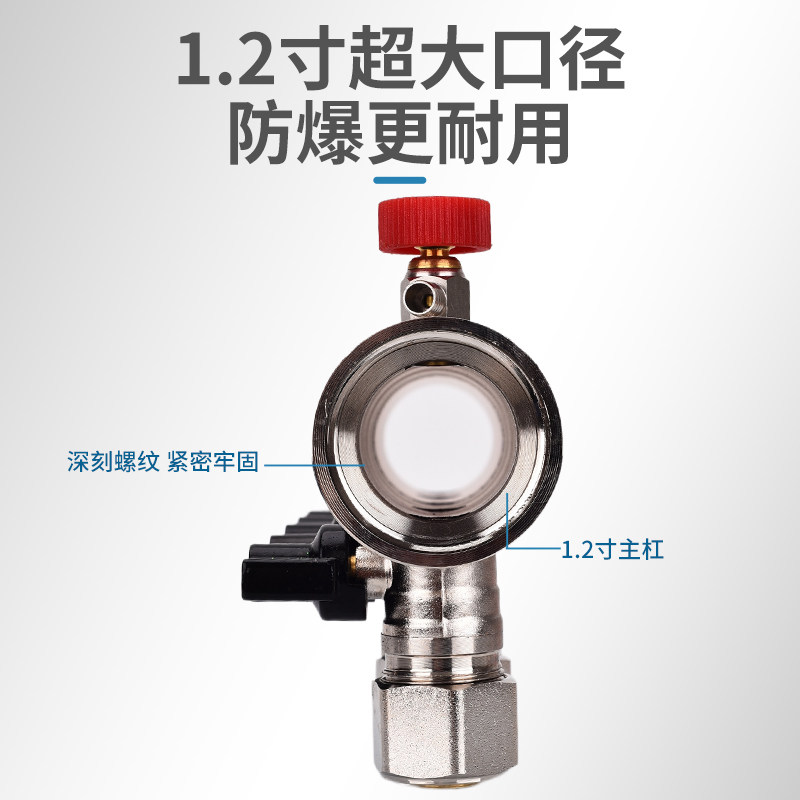 正品金牛地暖分水器1.2寸20管