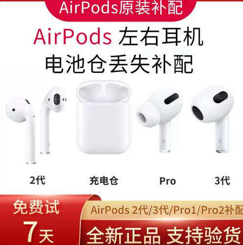 适用苹果AirPodspro1单只补配