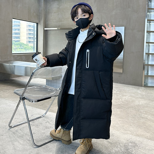 「抗寒零下30度」男童长款羽绒服