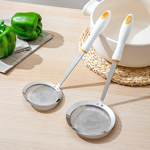 不锈钢漏勺细网家用过滤网筛火锅过滤勺厨房豆浆过滤网超细漏网勺