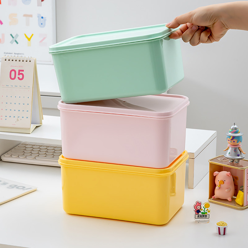收纳箱小号带盖桌面磁力片收纳盒抽屉收纳储物盒子杂物整理置物盒,收纳整理,收纳箱,淘宝优惠券,粉丝福利购,淘宝优惠卷