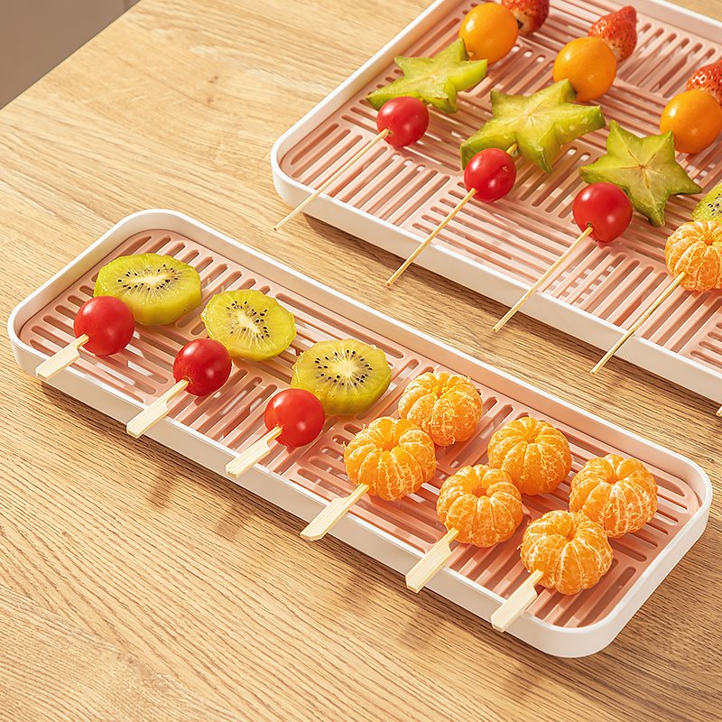 冰糖葫芦展示架网红迷你小串摆放专用托盘带滤网摆摊糖葫芦展示盘