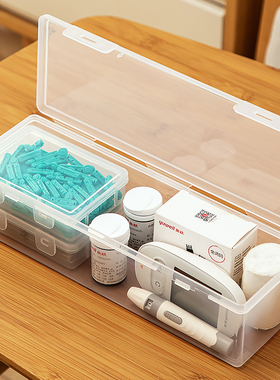 血糖仪收纳盒便携血糖血压药物药品药盒家用胰岛素笔测试仪器盒子