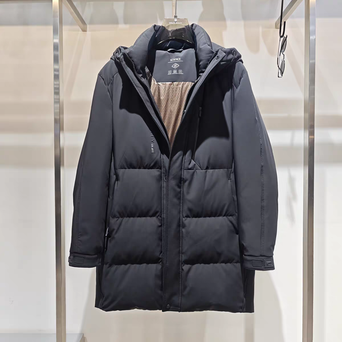 2025冬季新款男士中长款羽绒服连帽加厚保暖白鸭绒外套男装休闲款,男装,羽绒服,淘宝优惠券,粉丝福利购,淘宝优惠卷