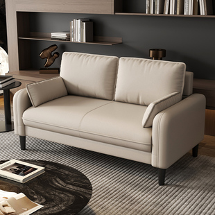 北欧简约小户型公寓卧室出租房服装店休息区接待民宿双三人小沙发