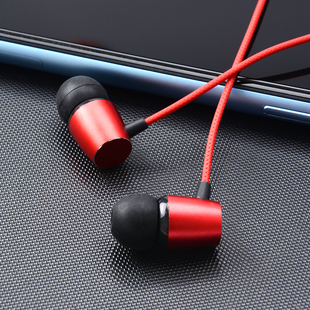 VPB V14金属重低音入耳式耳机手机通用有线控带麦HiFi耳塞式耳麦