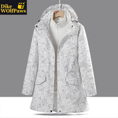 外套 防风加绒加厚中长款 冲锋衣女潮牌三合一可拆卸秋冬季 2026新款