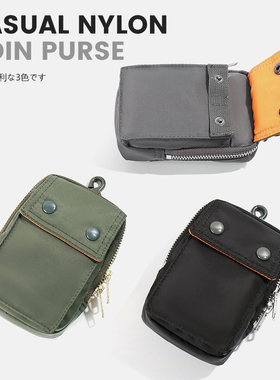 日本潮牌TANKER系列尼龙小挂包百搭挂饰包可穿腰带小腰包数码小包