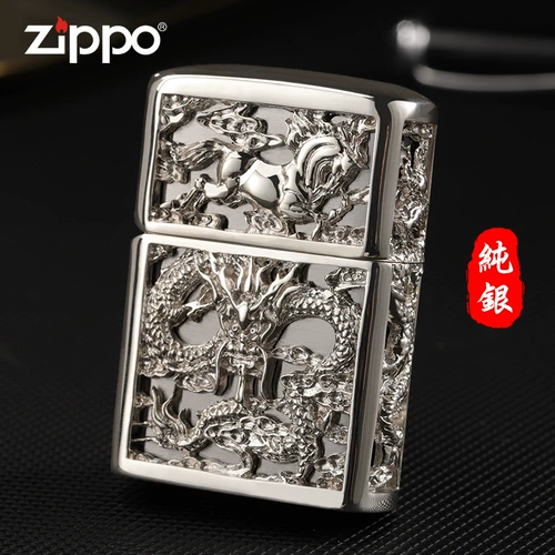 Оригинальная ветрозащитная зажигалка на керосине, серебро 925 пробы, официальный продукт, делается под заказ