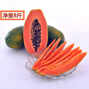 【现货】新鲜水果云南特产冰糖红心牛奶木瓜青果园直发8斤包邮