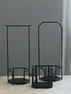 简约支架室外铁艺凉炉架碳炉客厅茶炉底座炭炉提梁架茶具茶道配件