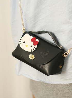 kitty小可爱小号斜挎女包植鞣牛皮手工单肩包