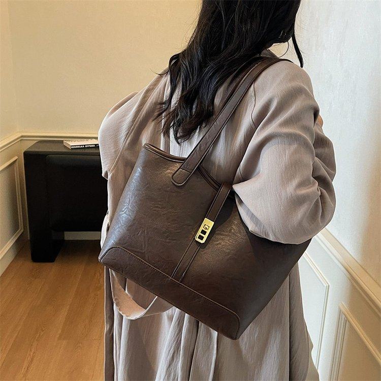 包包新款大容量女托特包时尚流行超火女大包通勤韩版复古百搭单肩,箱包皮具/热销女包/男包,单肩包,淘宝优惠券,粉丝福利购,淘宝优惠卷