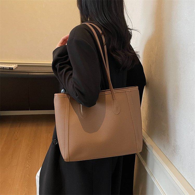 大容量包包女秋冬百搭2026新款时尚单肩包休闲复古上课通勤托特包,箱包皮具/热销女包/男包,单肩包,淘宝优惠券,粉丝福利购,淘宝优惠卷