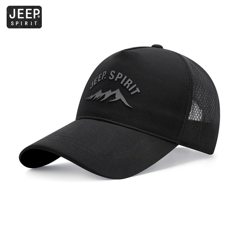 JEEP吉普棒球帽男时尚百搭夏季透气防晒遮阳鸭舌帽情侣户外运动帽