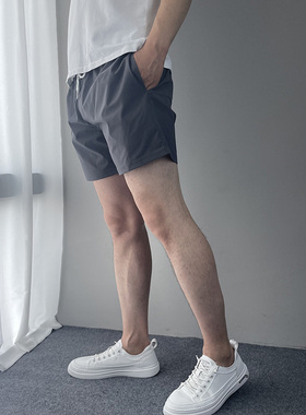 三分裤男弹力速干 沙滩裤男海边度假 3分裤休闲时尚 跑步运动短裤