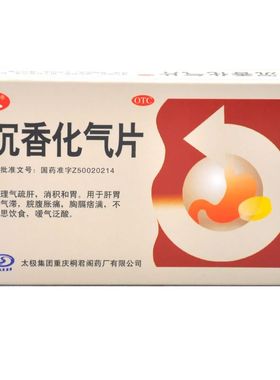 太极沉香化气片 500mg*12s*2板24片LJLJ